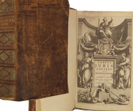 查士丁尼法典与民法大全:一部法典的统称与体系构建