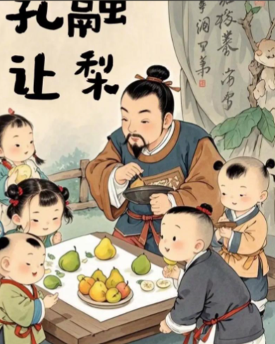 孔融让梨:美德典范与时代悲剧的交织人生