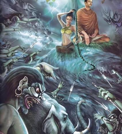 波旬与梵天：神魔之力的巅峰对决与哲学隐喻